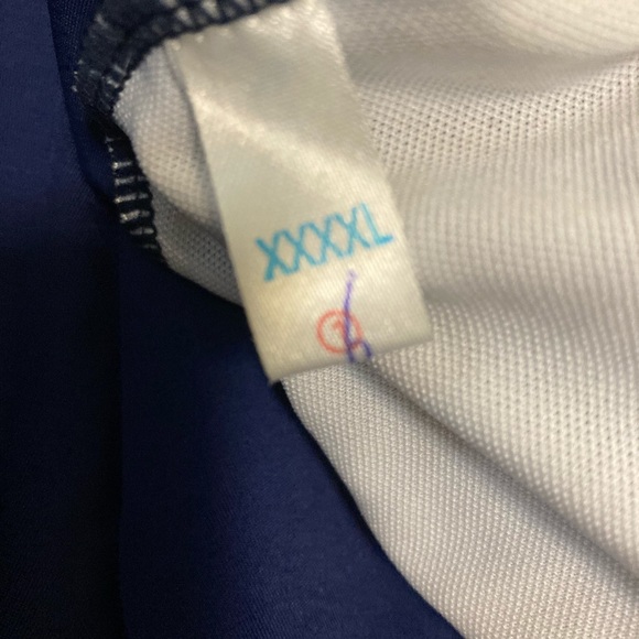 Blue One Piece Swimsiut - Picture 3 of 3